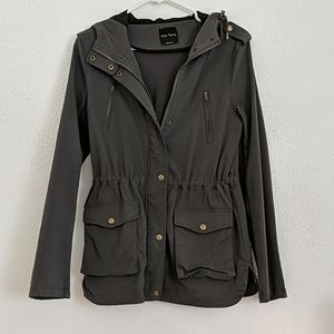 Eden Society Gray Cargo Jacket Small